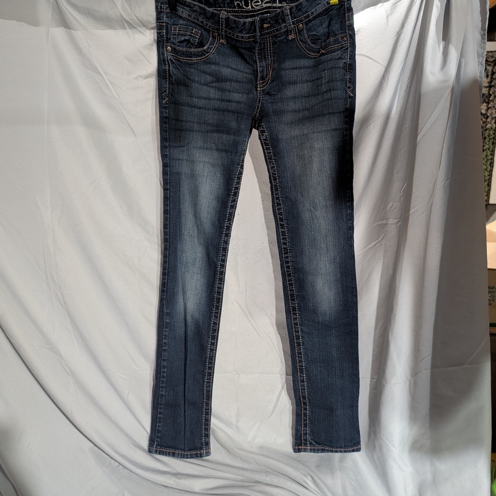 Rue21 Blue Low-Rise Skinny Jeans Dimensional Wash